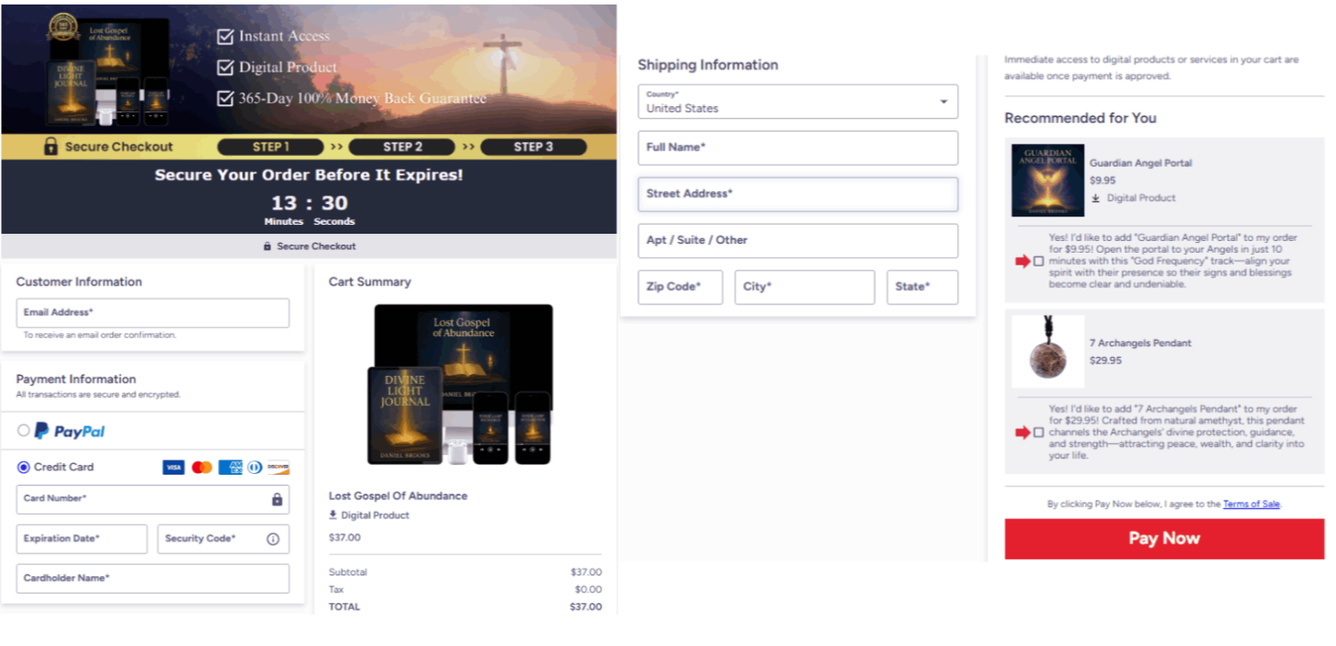 Lost Gospel of Abundance-order-page